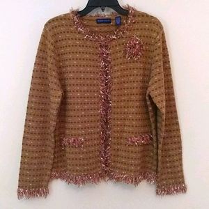 Karen Scott Dressy Sweater Jacket